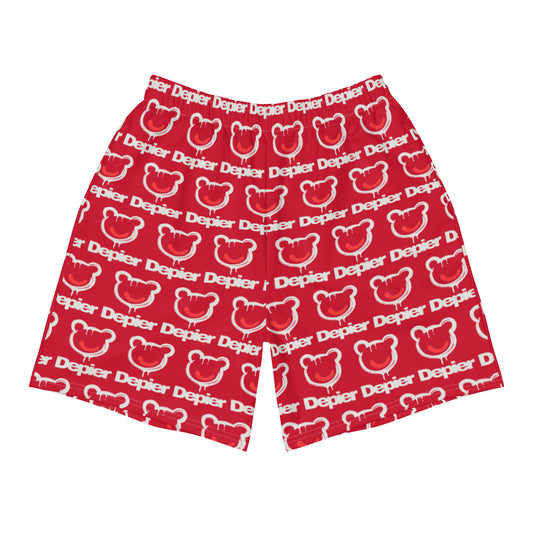 Depier Be Kool Red Men's Recycled Athletic Shorts
