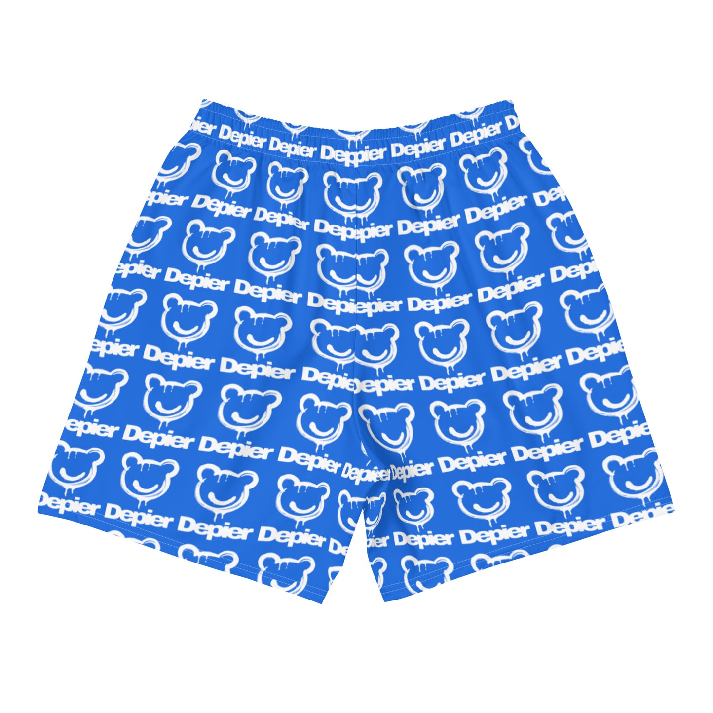 Depier Be Kool BLUxWHT Men's Recycled Athletic Shorts