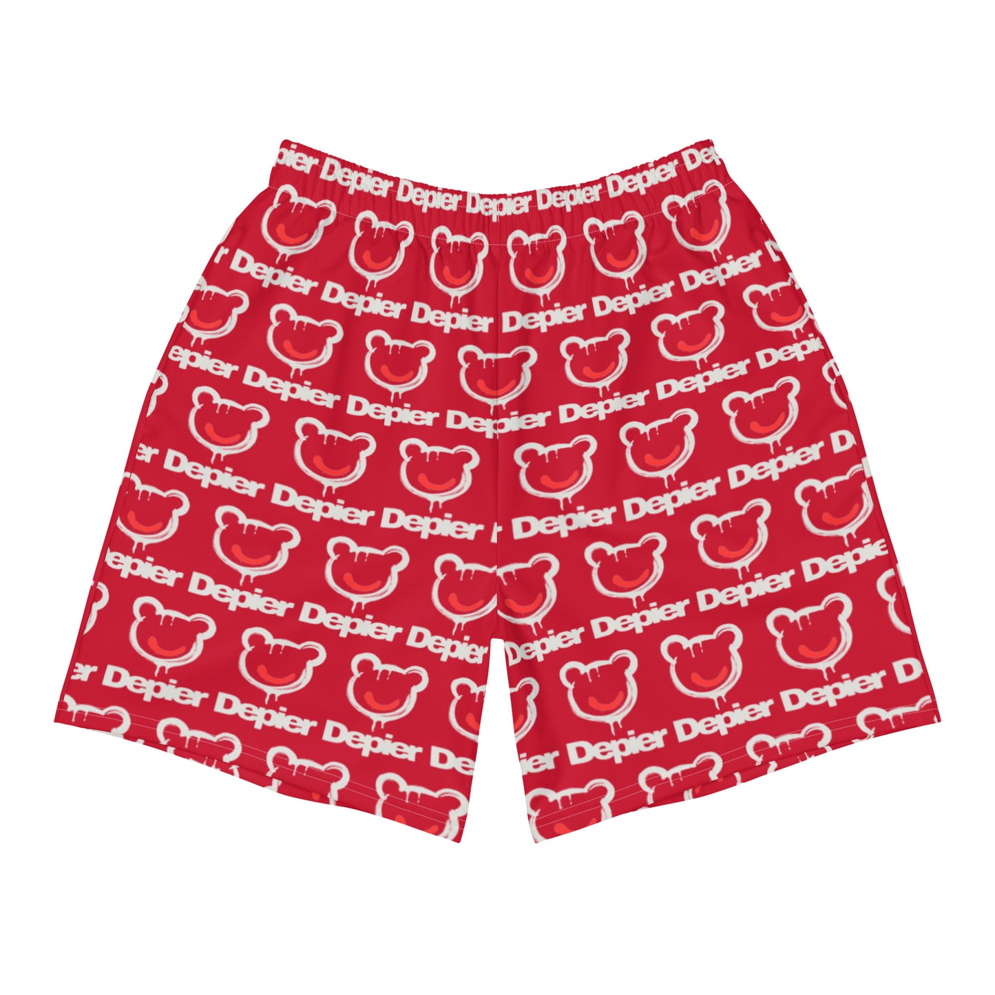 Depier Be Kool Red Men's Recycled Athletic Shorts