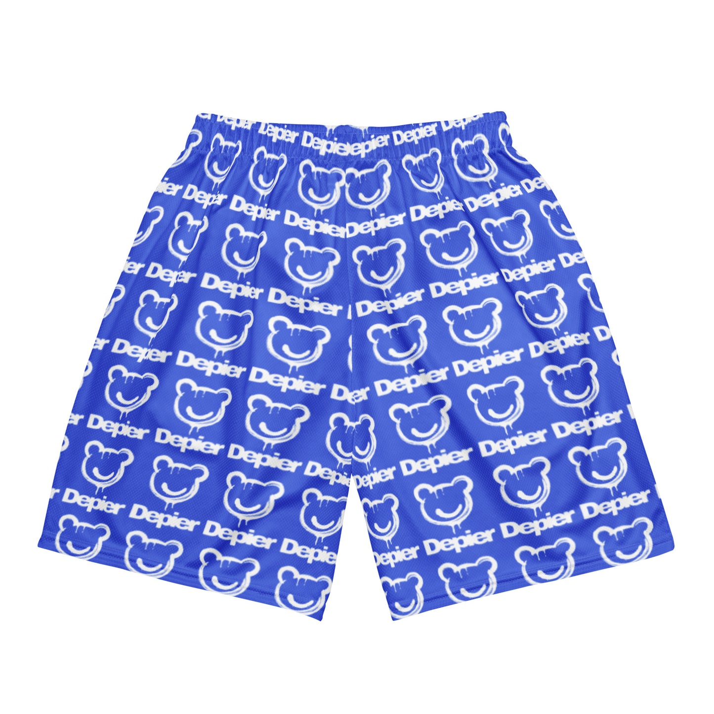 Depier Be Kool BLUxWHT Unisex mesh shorts