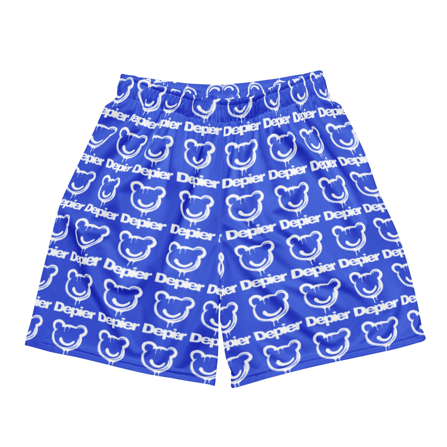 Depier Be Kool BLUxWHT Unisex mesh shorts