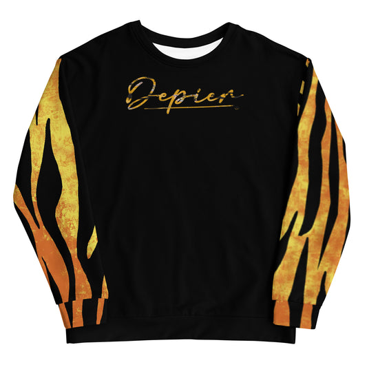 Depier Tiger Stripe Unisex Sweatshirt