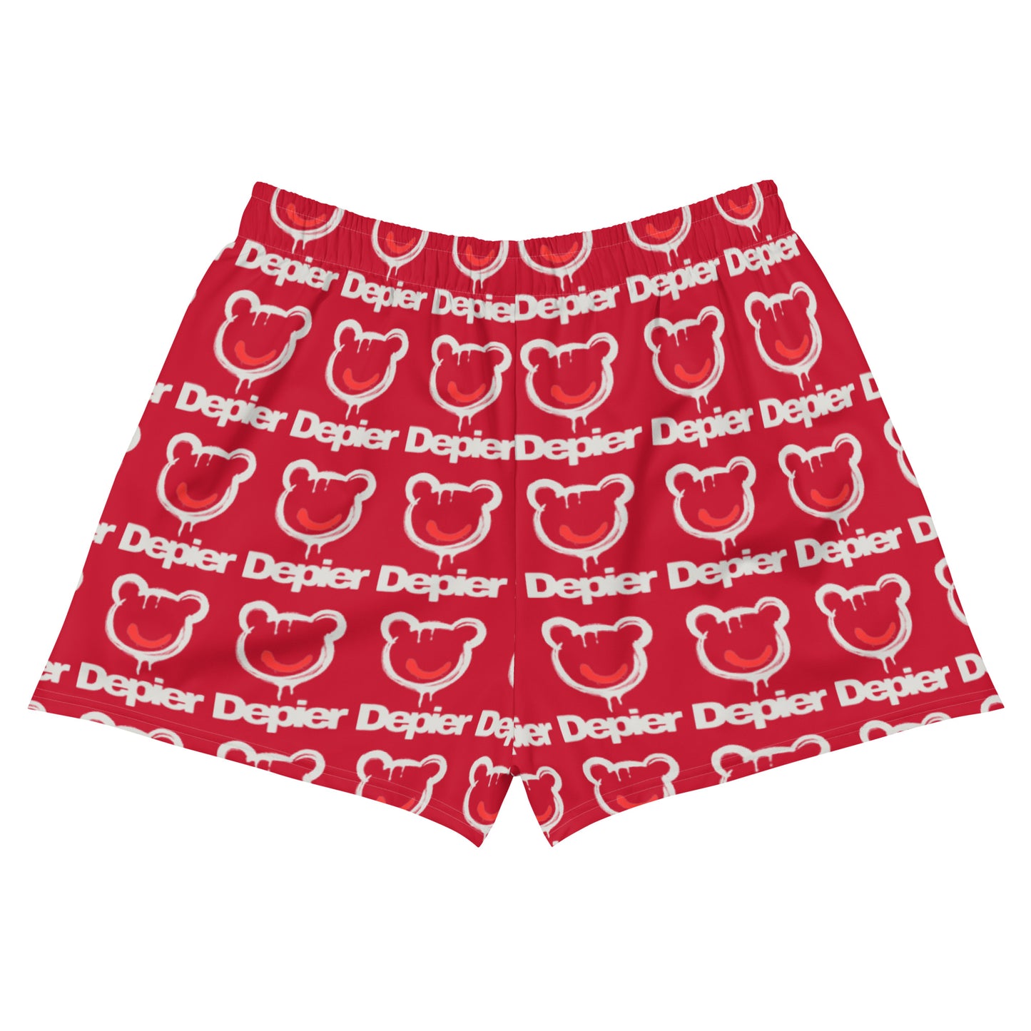 Depier Be Kool Red Women’s Recycled Athletic Shorts