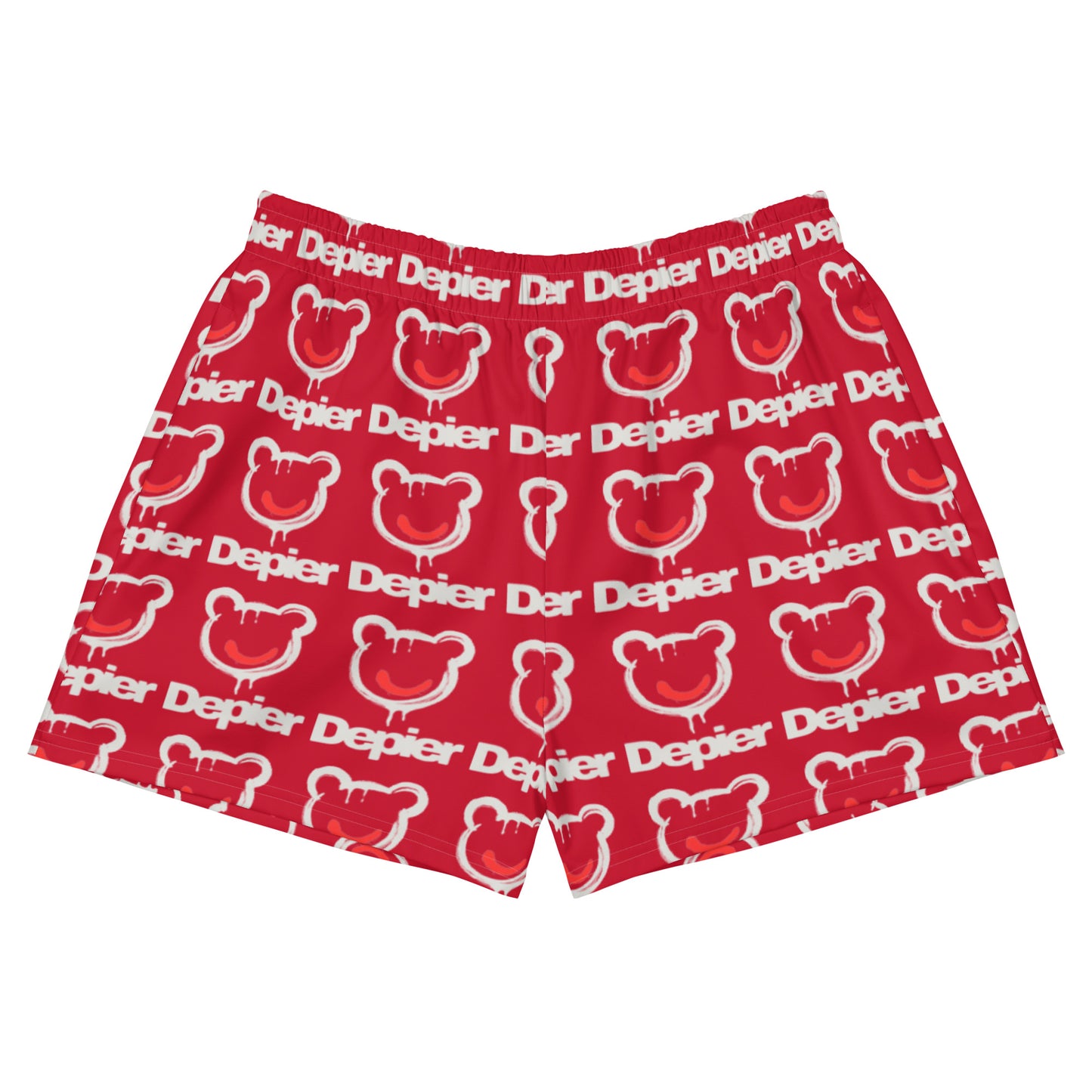 Depier Be Kool Red Women’s Recycled Athletic Shorts