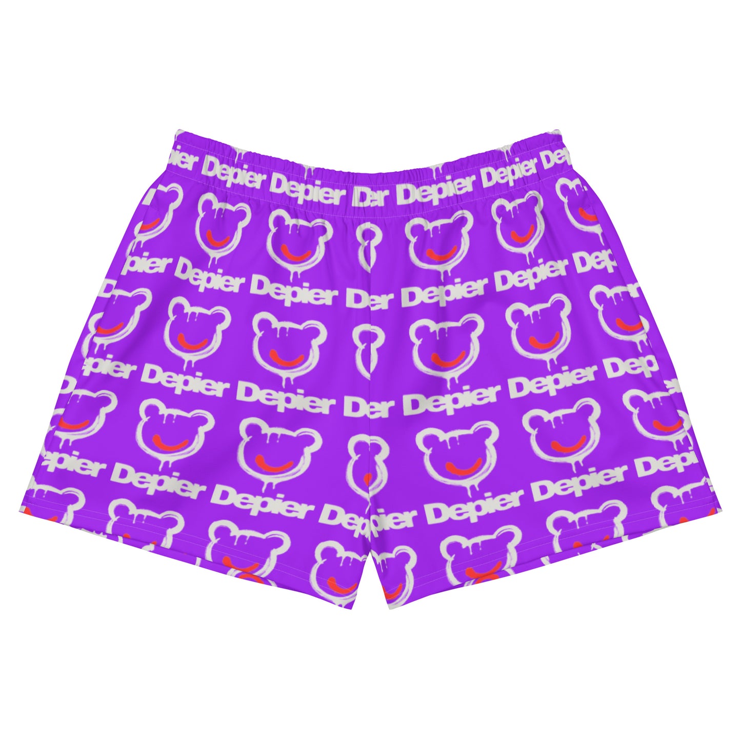 Depier Be Kool Purple Women’s Athletic Shorts