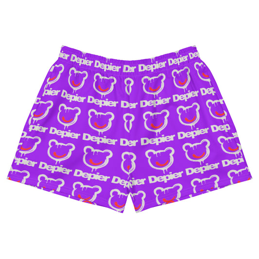 Depier Be Kool Purple Women’s Athletic Shorts