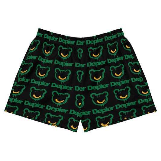Depier Be Kool BLKxGRNxGLD Women’s Athletic Shorts