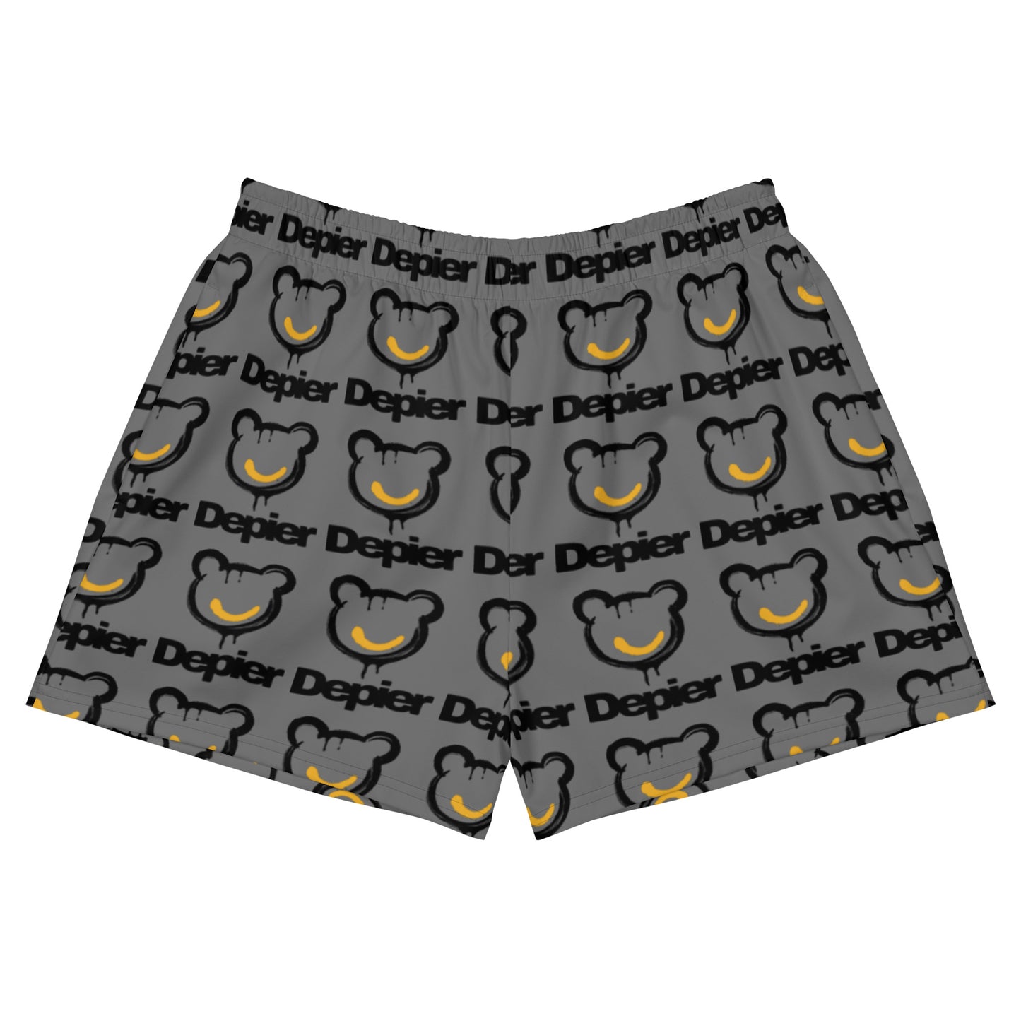 Depier Be Kool GRYxBLKxGLD Women’s Athletic Shorts