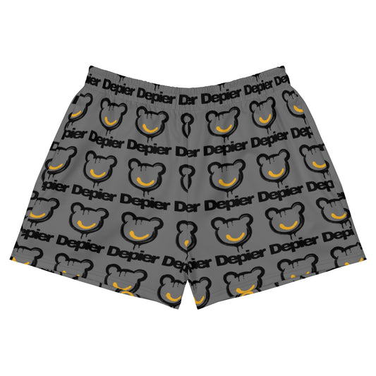 Depier Be Kool GRYxBLKxGLD Women’s Athletic Shorts