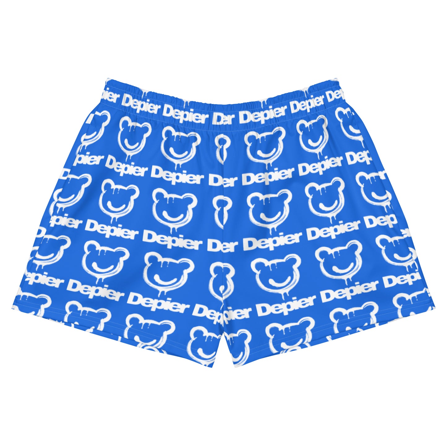 Depier Be Kool BLUxWHT Women’s Athletic Shorts