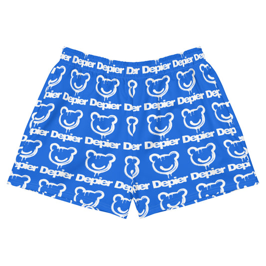 Depier Be Kool BLUxWHT Women’s Athletic Shorts