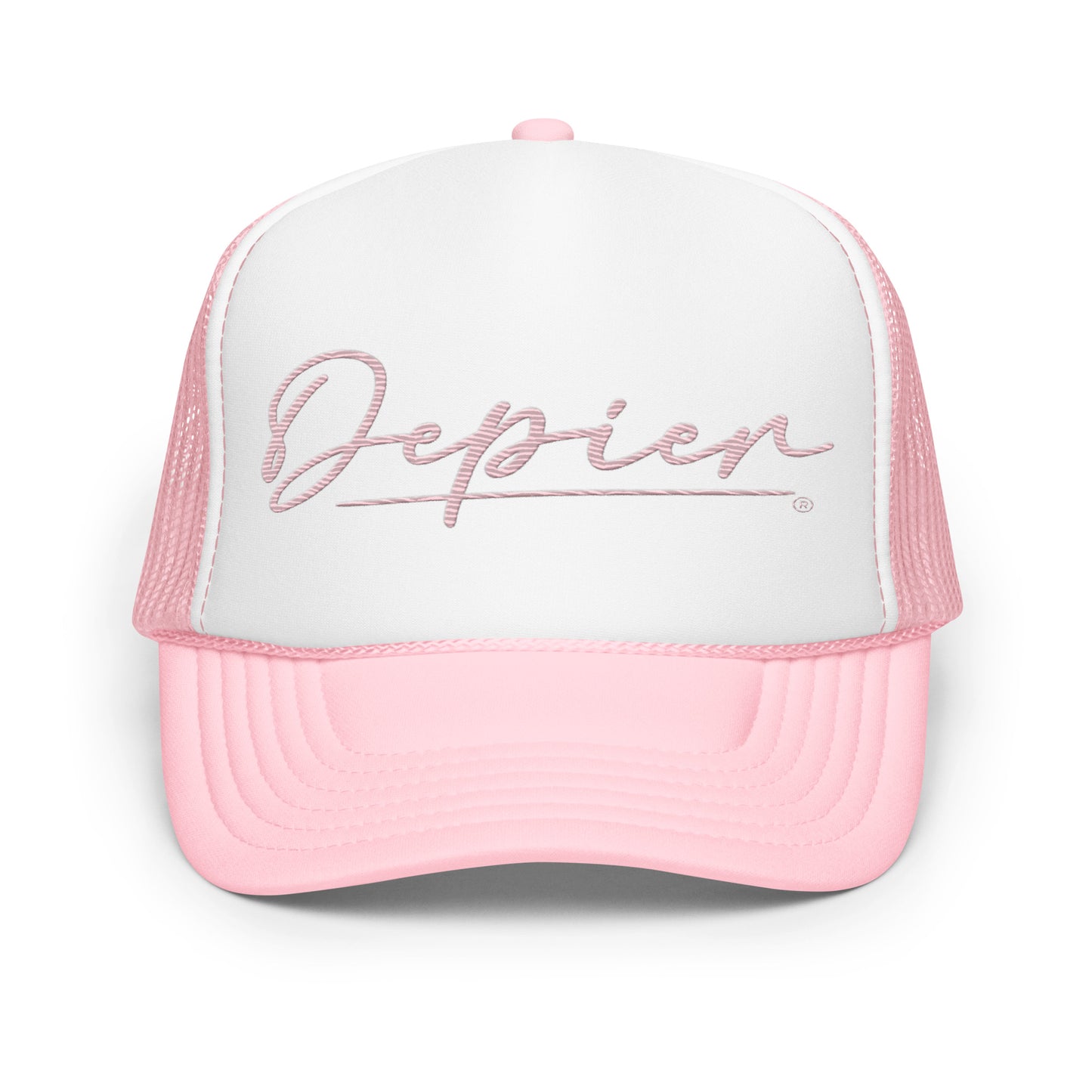 Depier Pink is Fun Foam trucker hat