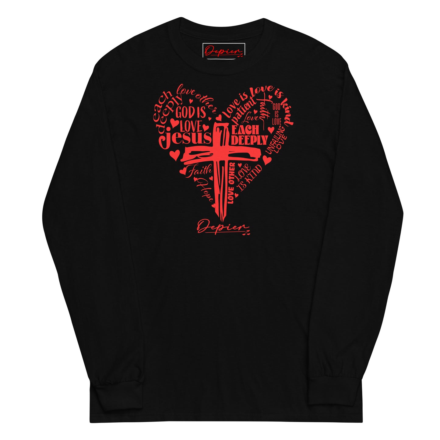 Depier Jesus is Love Long Sleeve Shirt