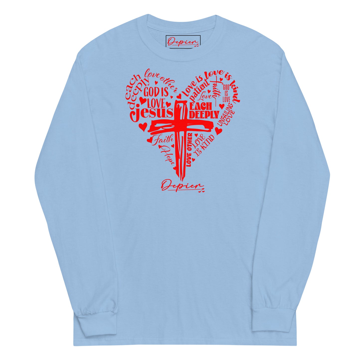 Depier Jesus is Love Long Sleeve Shirt