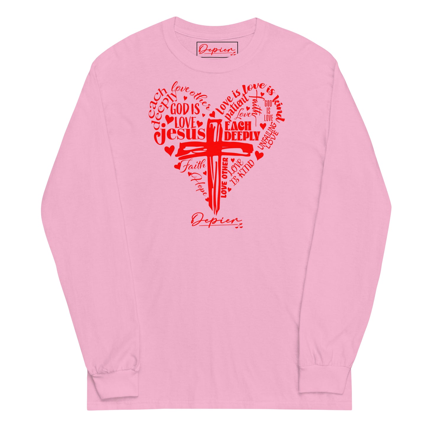 Depier Jesus is Love Long Sleeve Shirt