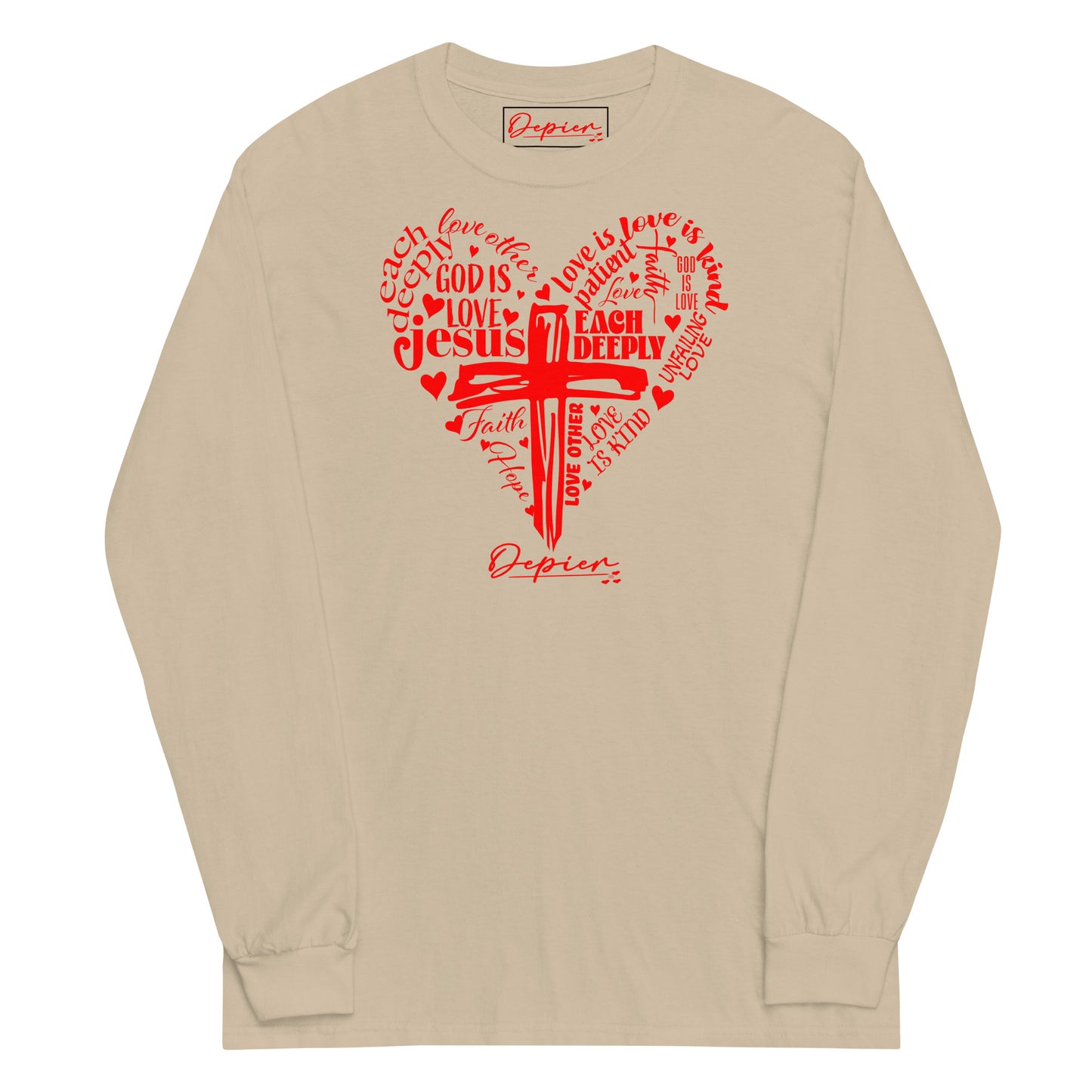 Depier Jesus is Love Long Sleeve Shirt