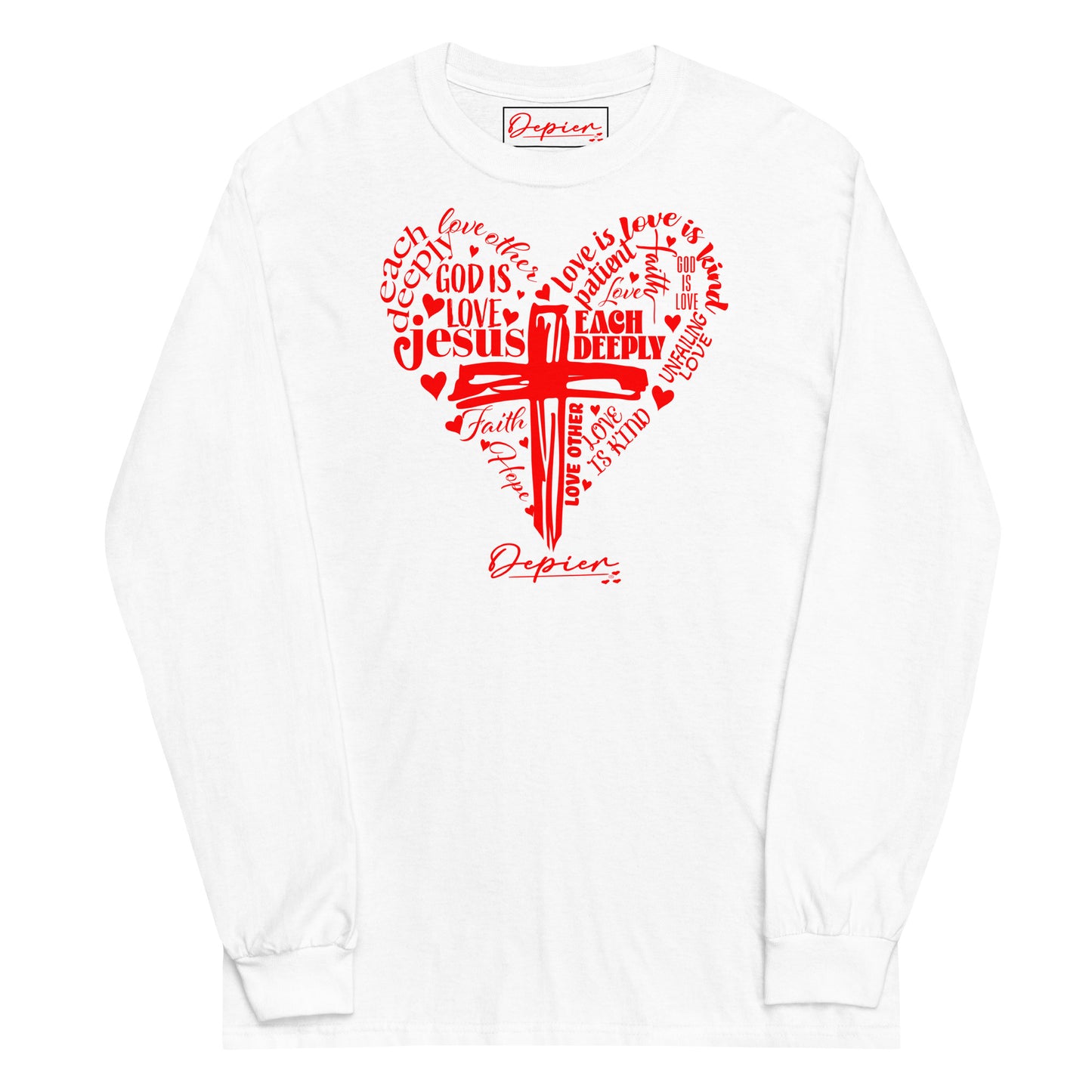 Depier Jesus is Love Long Sleeve Shirt