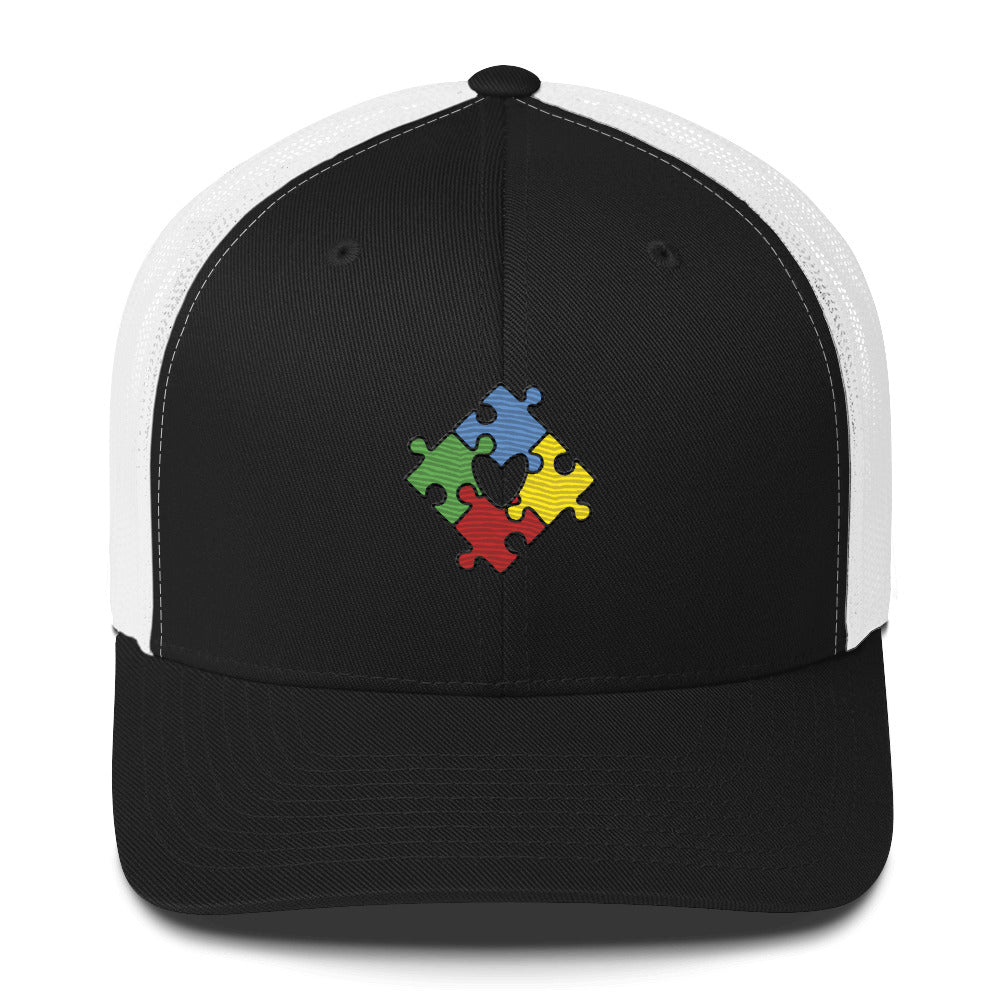 Depier Autism Is Love Trucker Mesh Cap