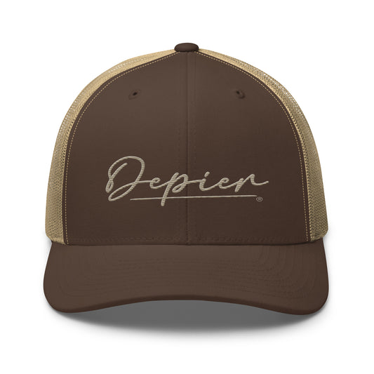 Depier Brown Trucker Cap