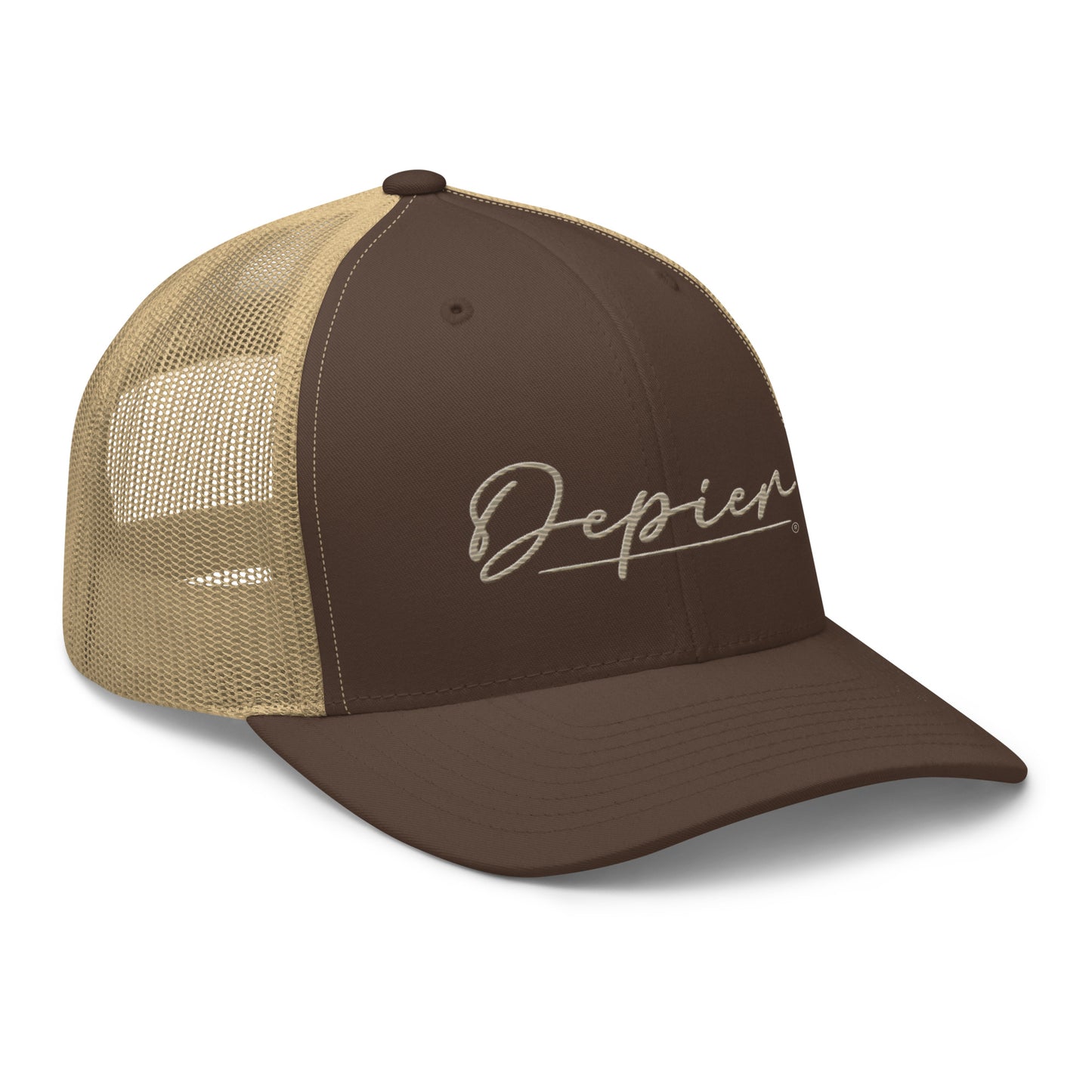 Depier Brown Trucker Cap