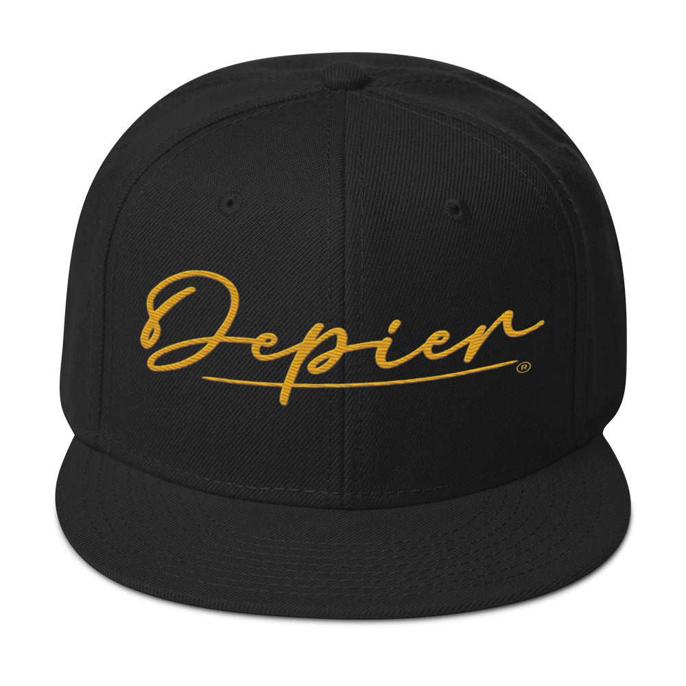 Depier Gold Snapback Hat