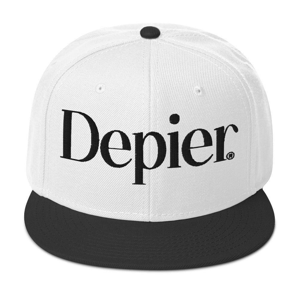 Depier Black Snapback Hat