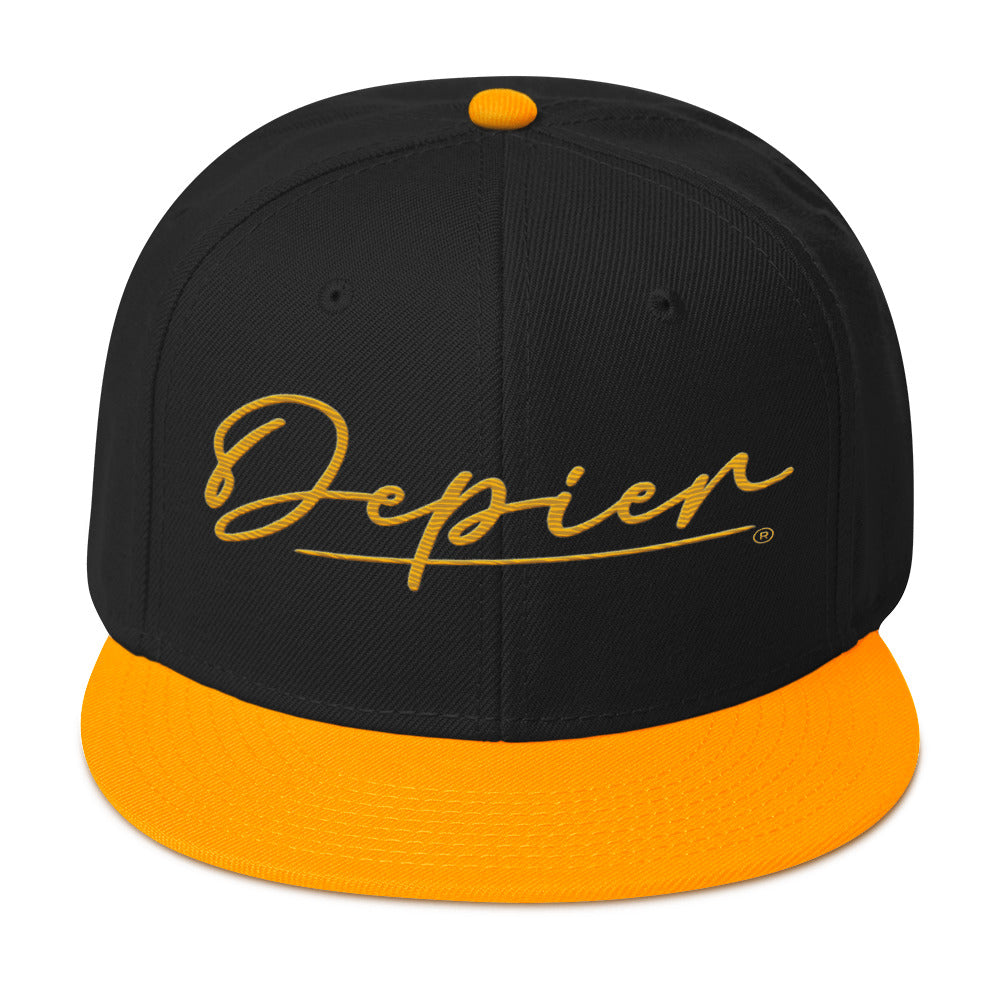 Depier Gold Snapback Hat