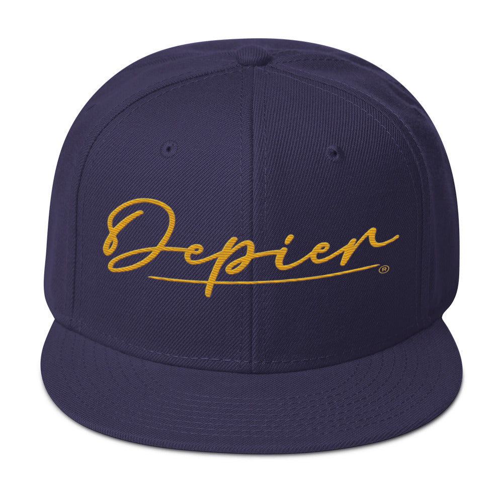 Depier Gold Snapback Hat