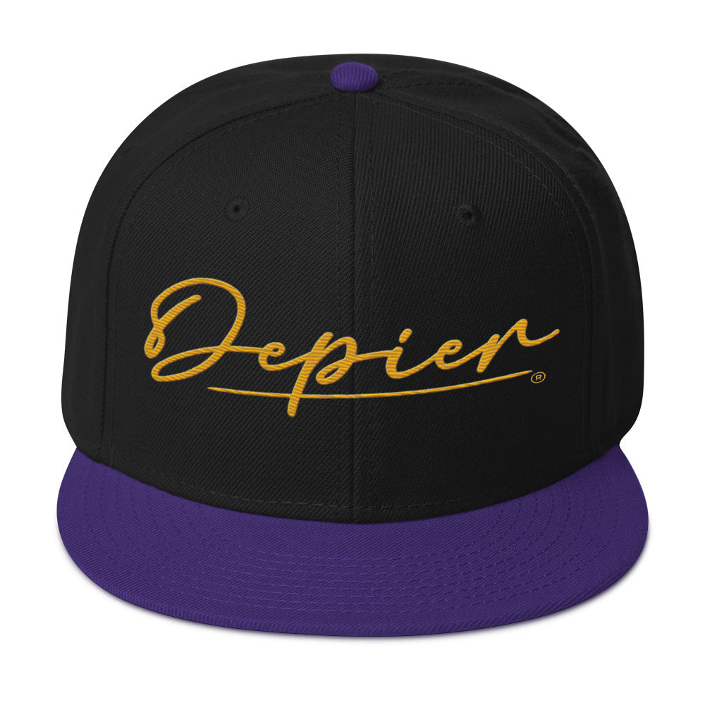 Depier Gold Snapback Hat