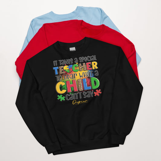 Depier It takes a Special Teacher Unisex Sweatshirt