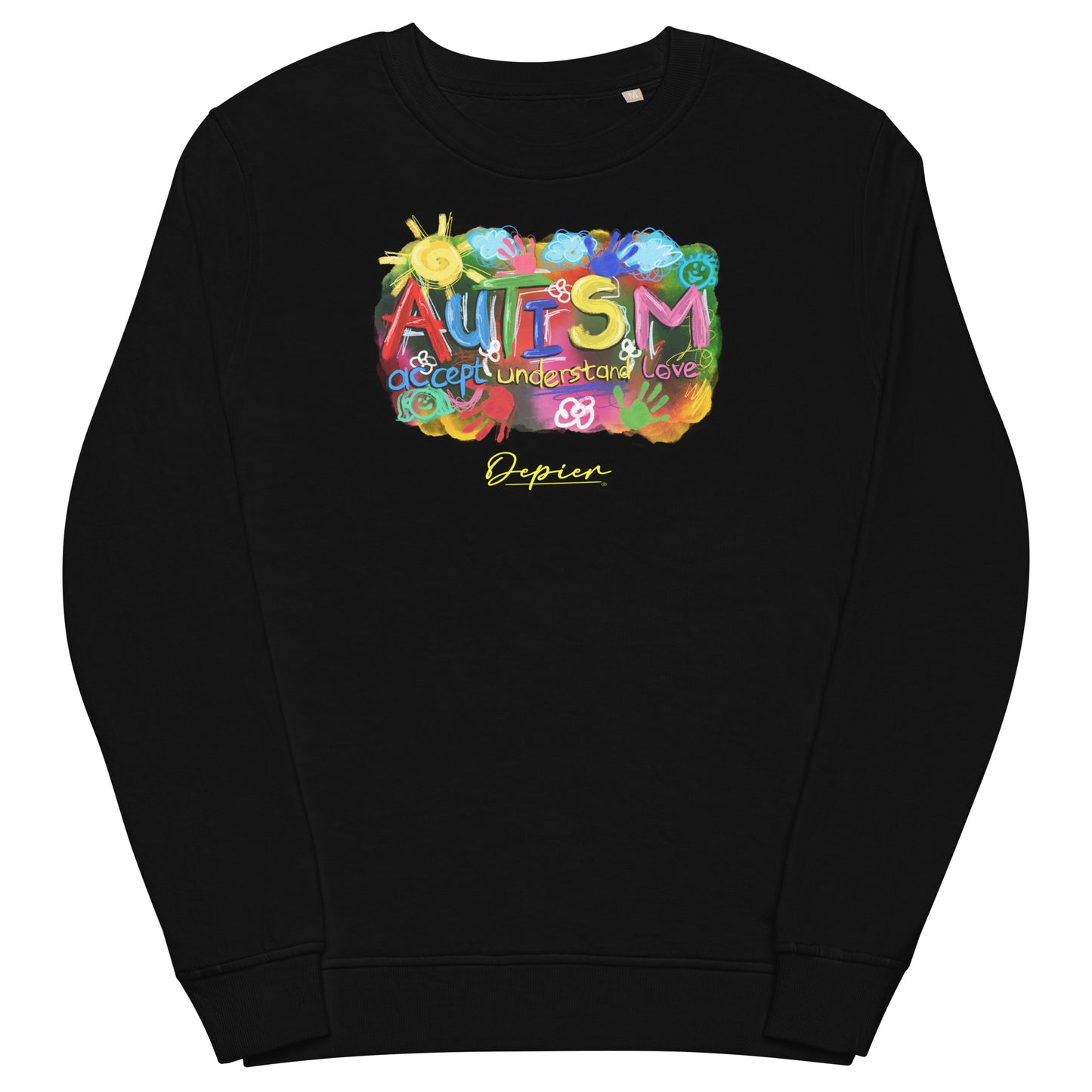 Depier Autism Unisex Organic Sweatshirt