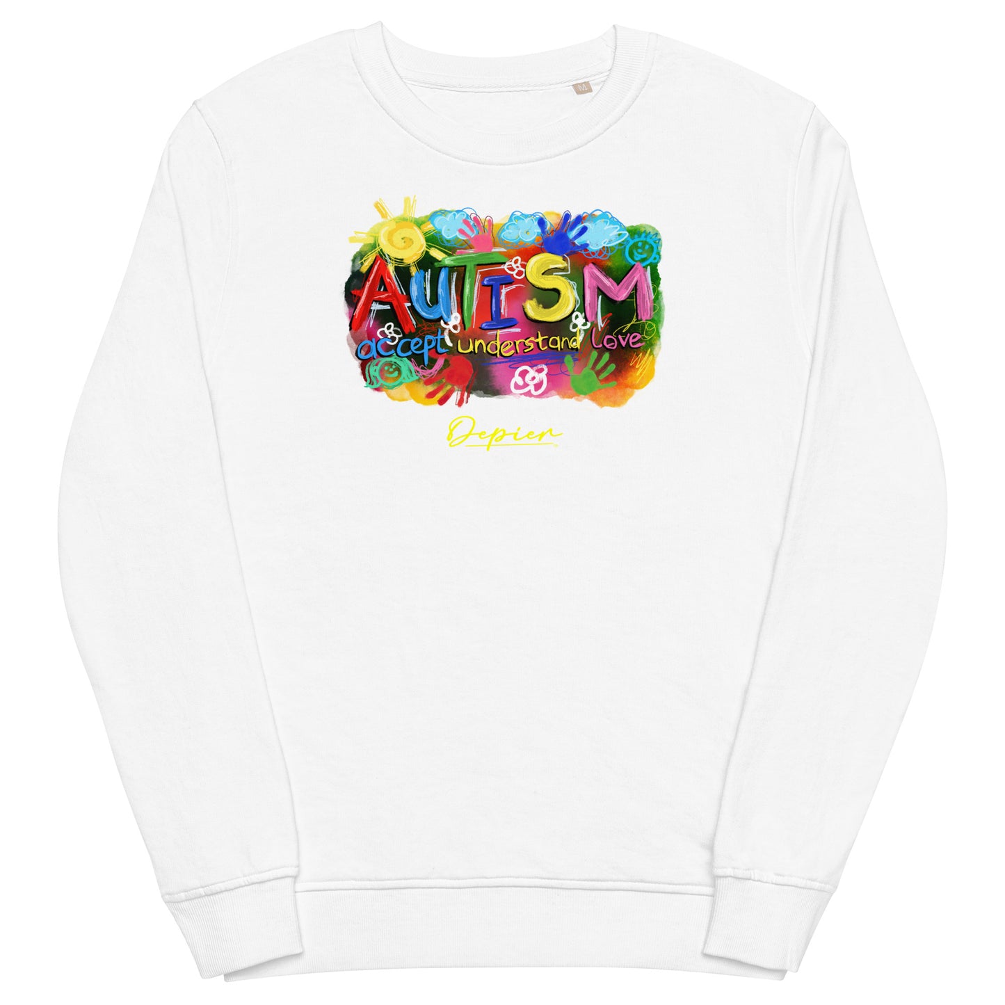 Depier Autism Unisex Organic Sweatshirt