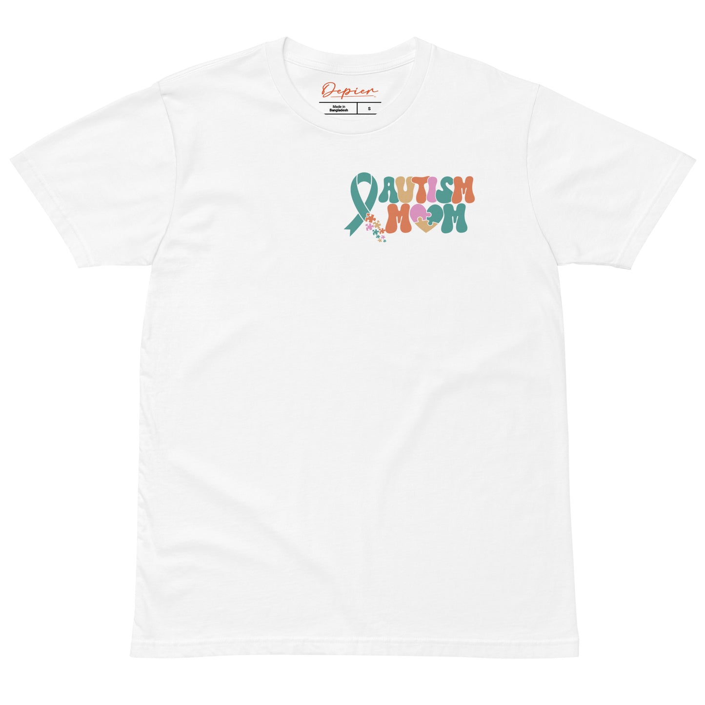 Depier In My Autism Mom Unisex premium t-shirt