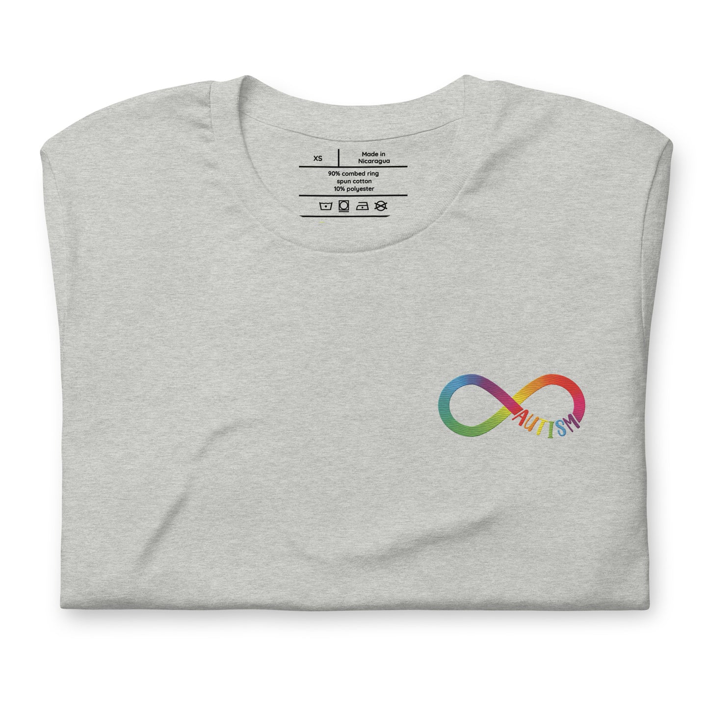 Depier Autism Infinity Embroidered Unisex t-shirt