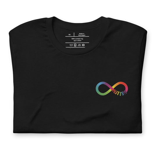 Depier Autism Infinity Embroidered Unisex t-shirt