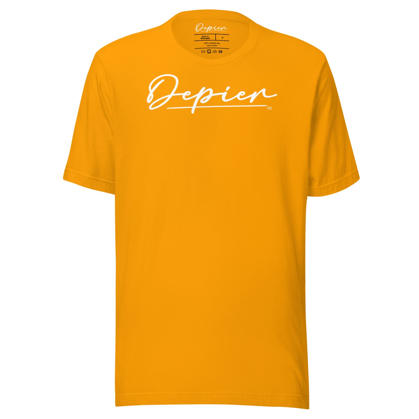 Depier Signature Classic White Logo Unisex t-shirt