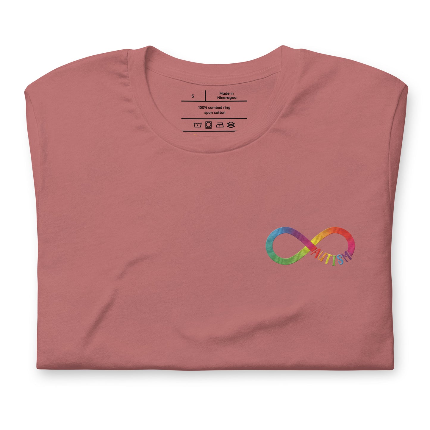 Depier Autism Infinity Embroidered Unisex t-shirt