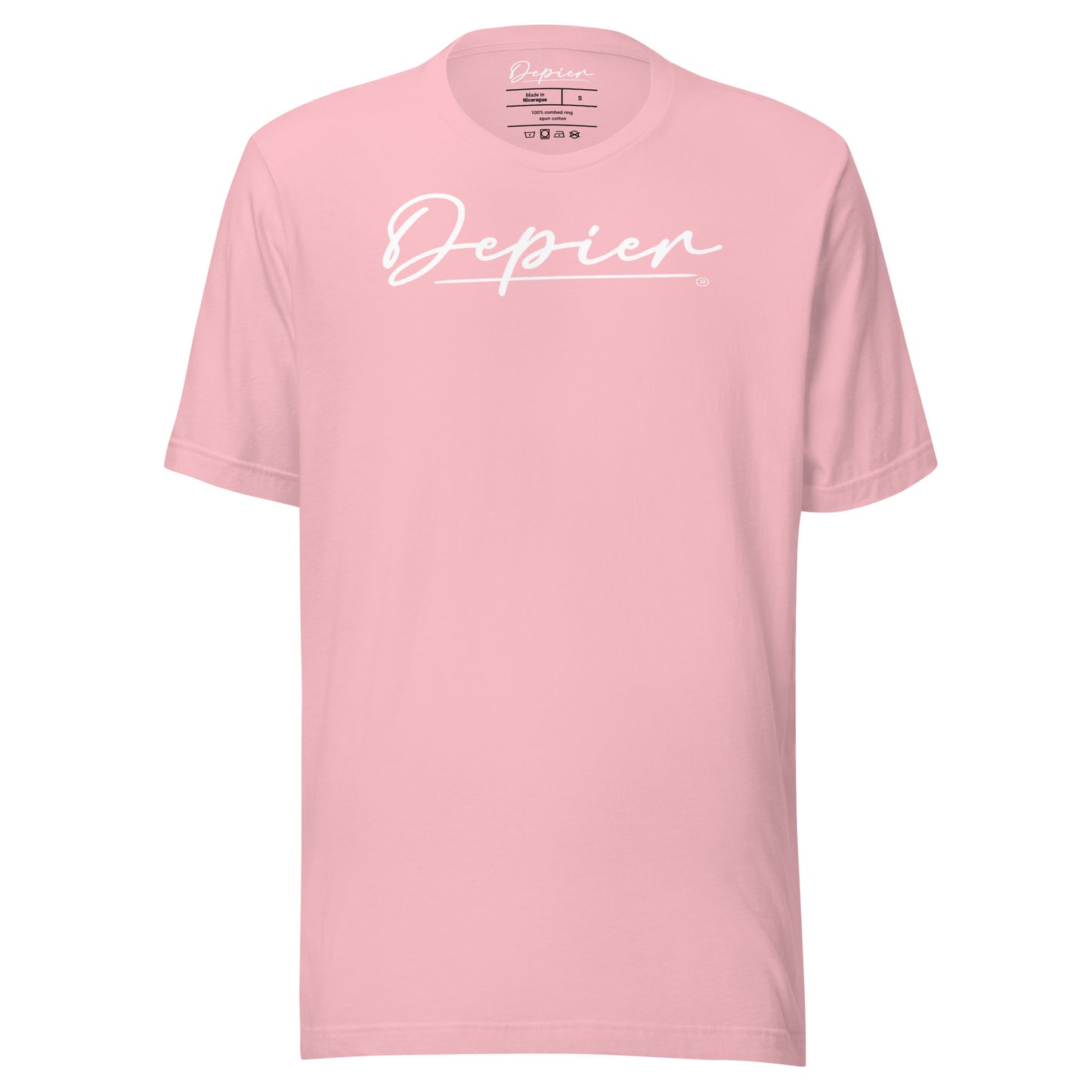 Depier Signature Classic White Logo Unisex t-shirt