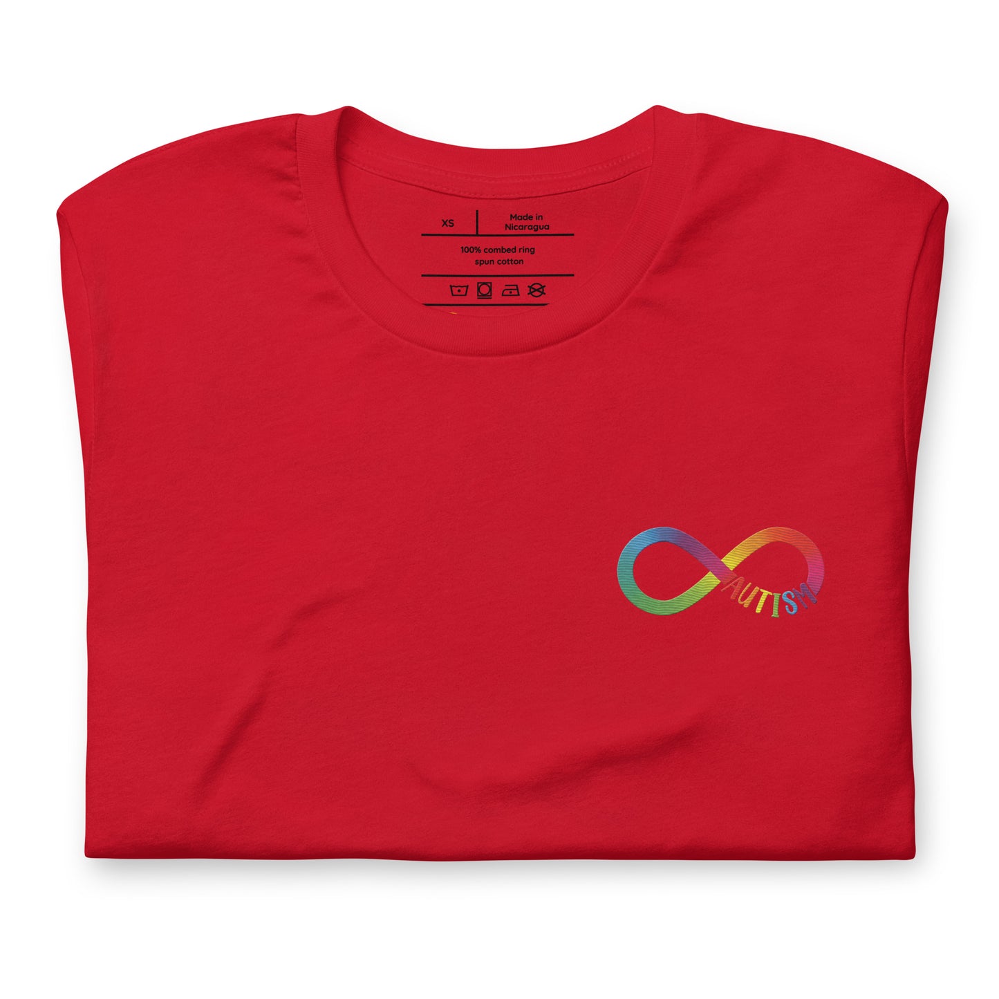 Depier Autism Infinity Embroidered Unisex t-shirt