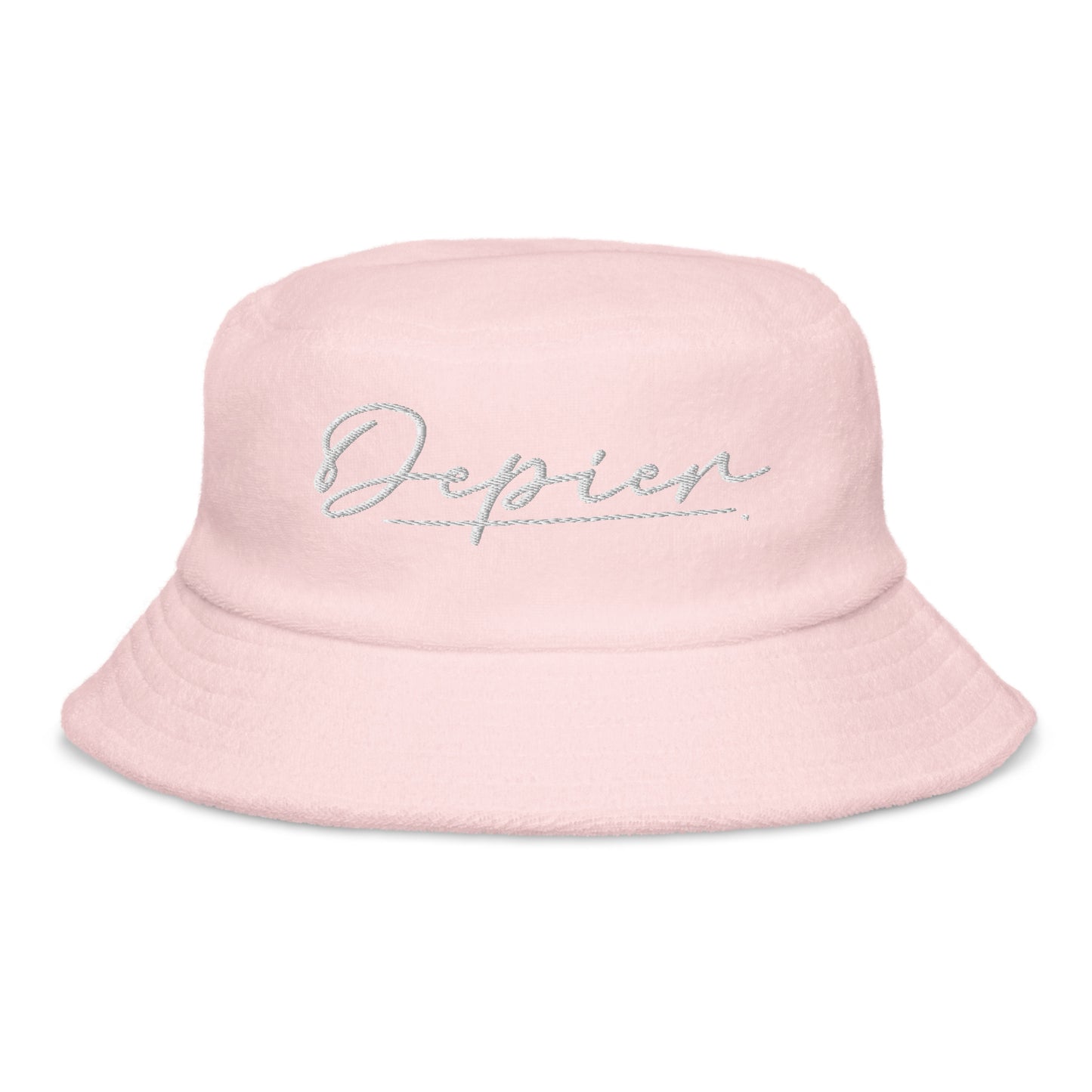 Depier Pink Terry Cloth Bucket