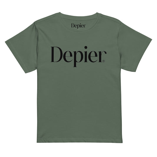 Depier  Premium Logo Women’s high-waisted t-shirt