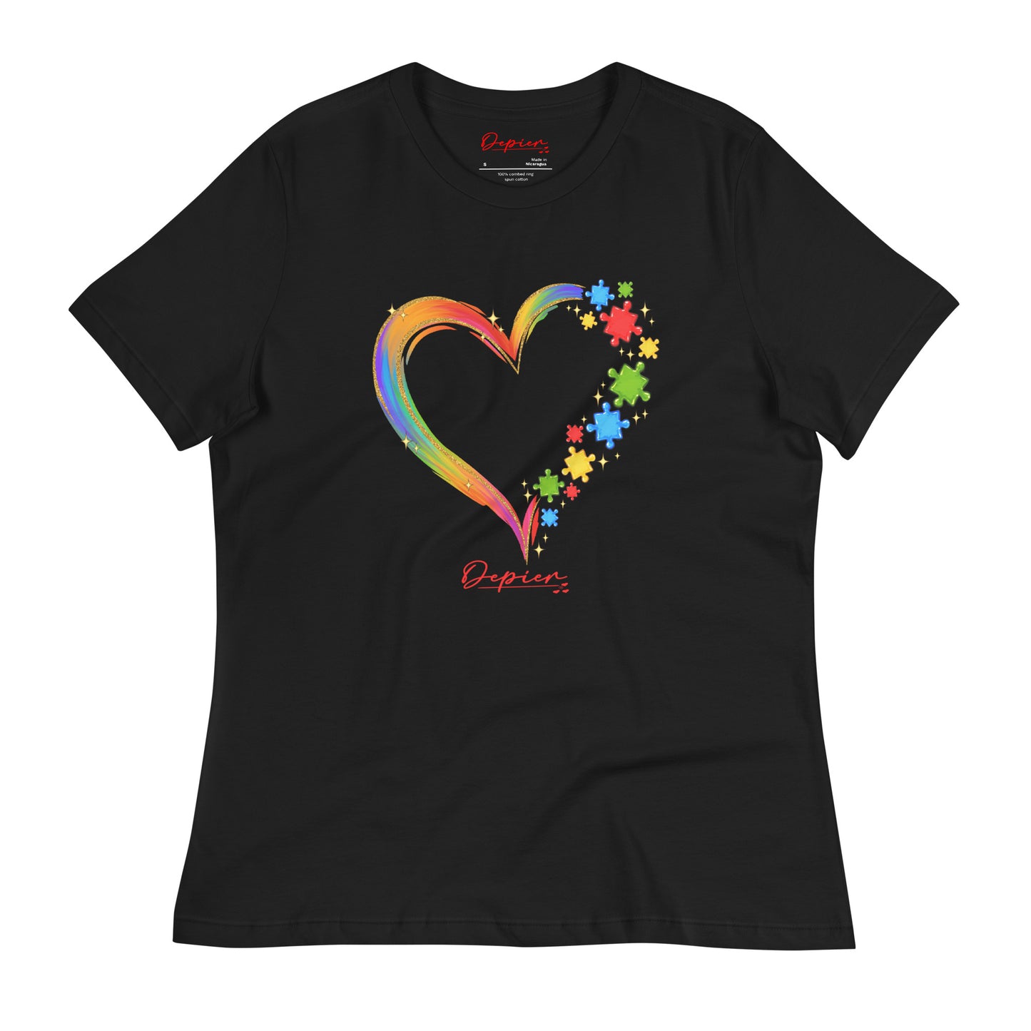 Depier Heart of Love Women's Relaxed T-Shirt