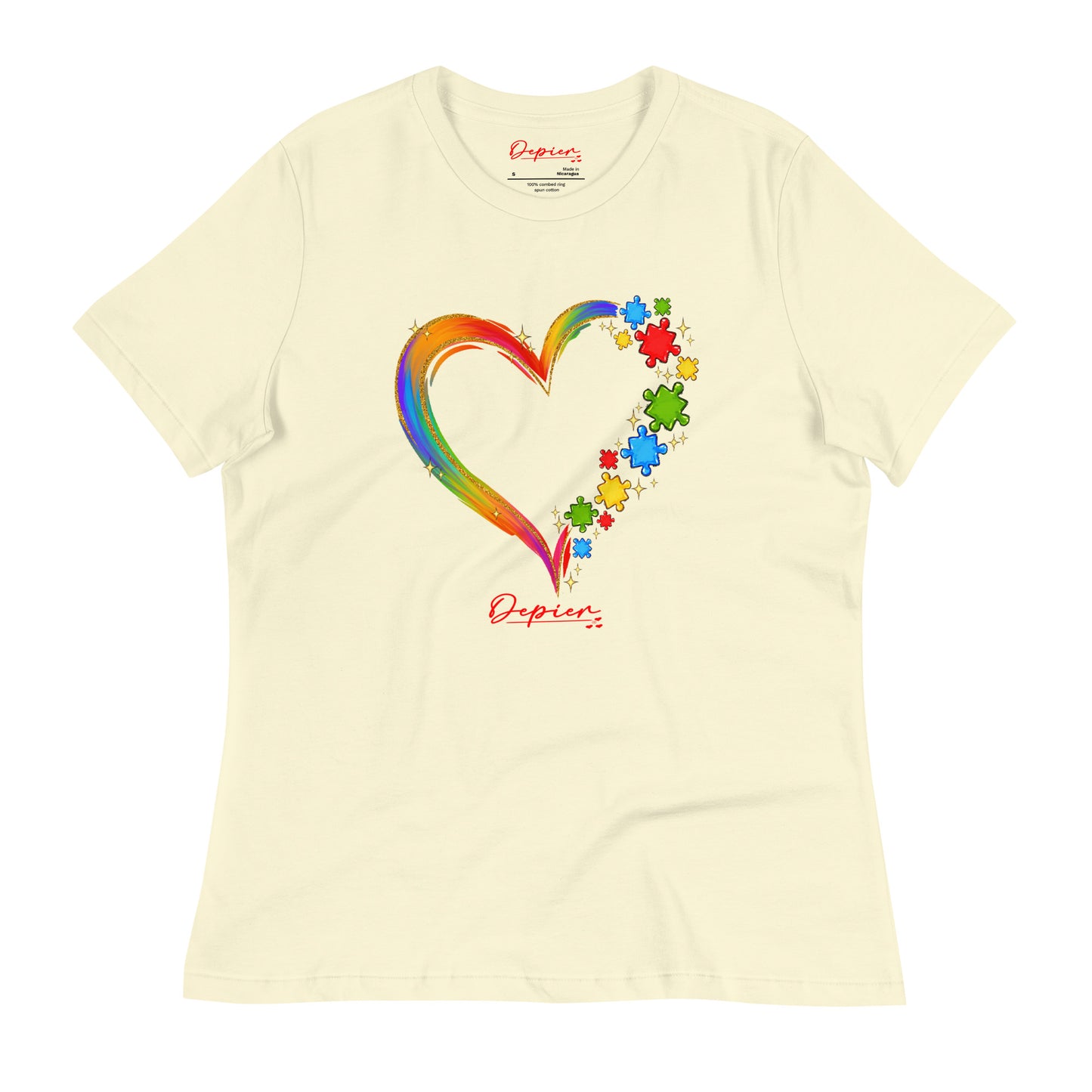 Depier Heart of Love Women's Relaxed T-Shirt