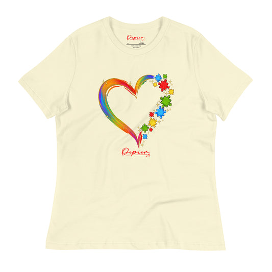 Depier Heart of Love Women's Relaxed T-Shirt