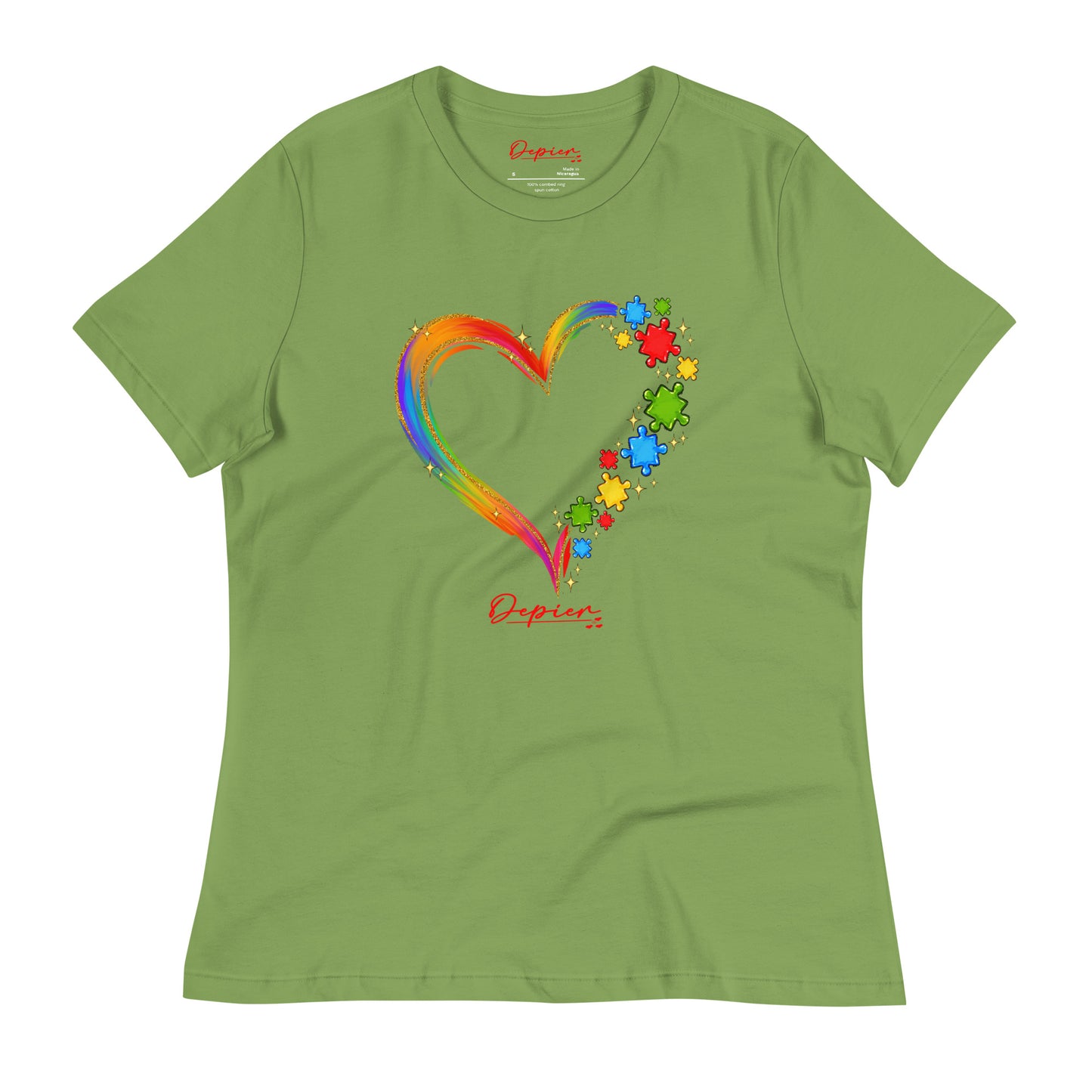 Depier Heart of Love Women's Relaxed T-Shirt