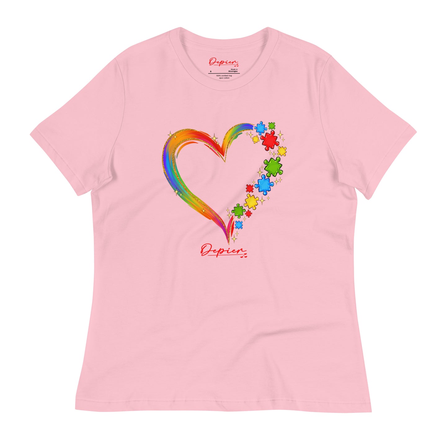 Depier Heart of Love Women's Relaxed T-Shirt