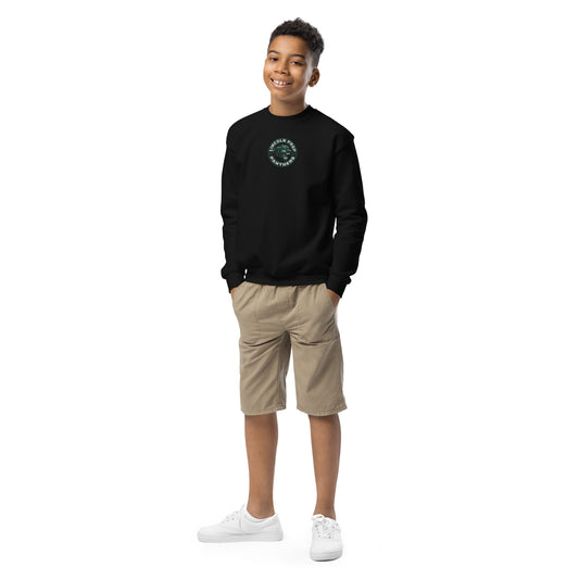 Depier LabPrep Kids Embroidered Signature Logo crewneck sweatshirt