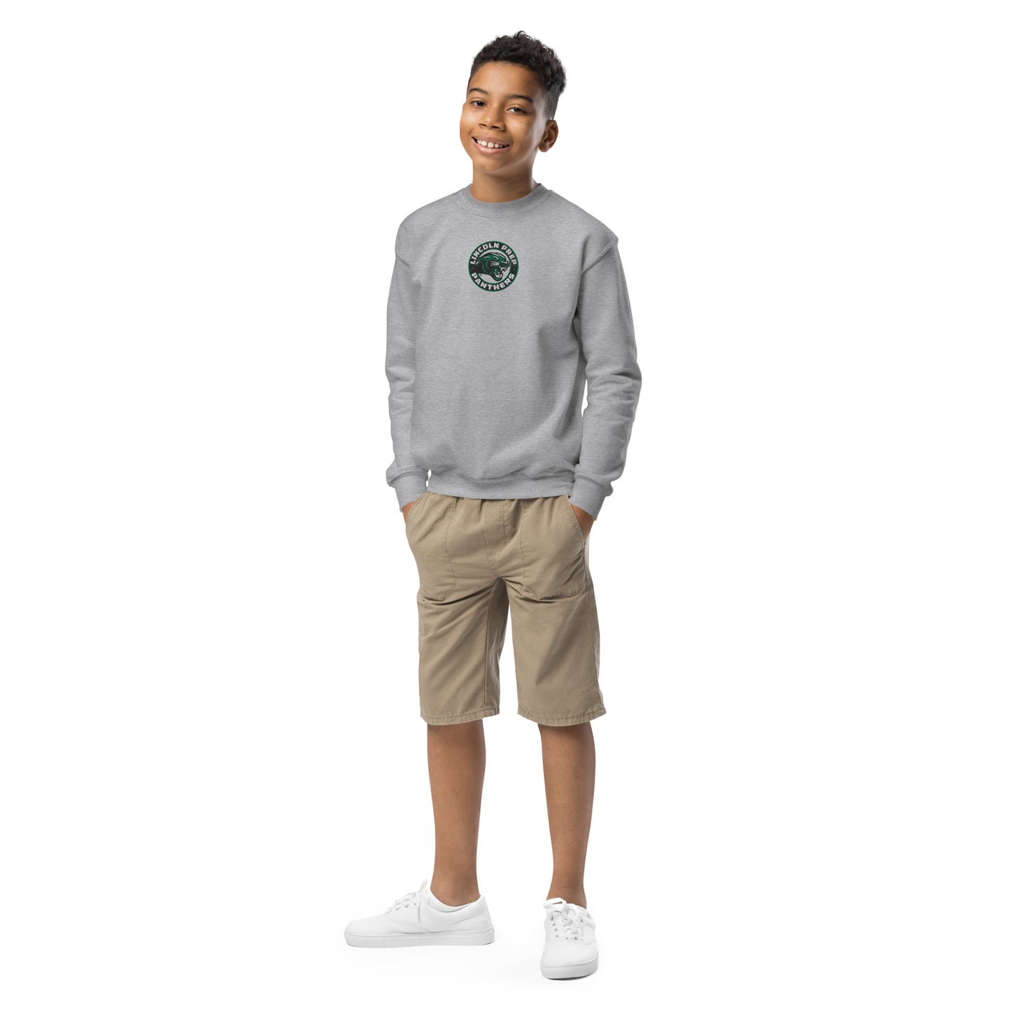 Depier LabPrep Kids Embroidered Signature Logo crewneck sweatshirt