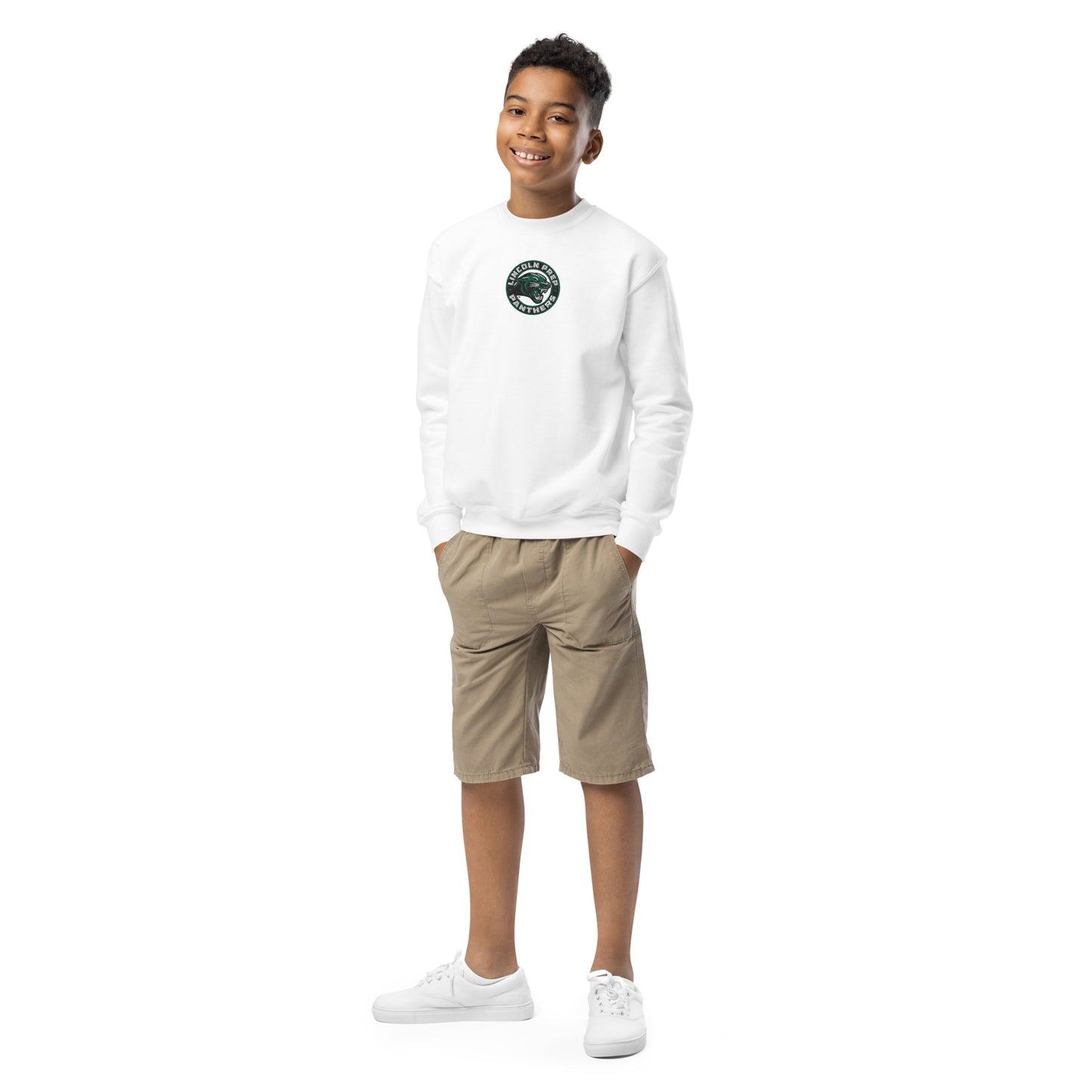 Depier LabPrep Kids Embroidered Signature Logo crewneck sweatshirt