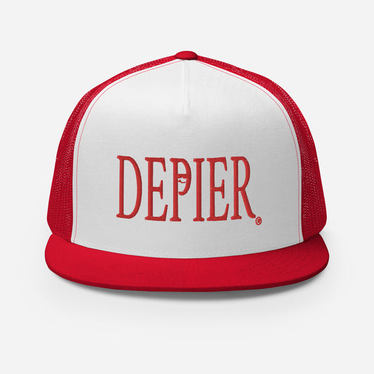 Depier Smile Red Trucker Cap